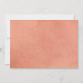 Winter Onederland Pink Bow Arch Photo 1st Birthday Kaart (Achterkant)