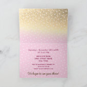 Winter Onederland Pink & Gold Glitter 1e verjaarda (Binnen)