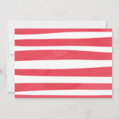 Winter Onederland Red Truck Boy First Birthday Kaart (Achterkant)