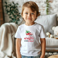 Winter Onederland Red Truck First Birthday