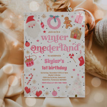Winter ONEderland Roze kerstfeest