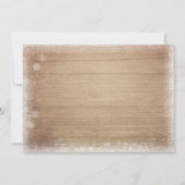 Winter Onederland Roze Sneeuwvlok Meisje 1e verjaa Kaart (Achterkant)