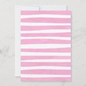 Winter Onederland roze vrachtwagenmeisje Eerste ve Kaart (Achterkant)