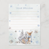 Winter Onederland Schattige Herten Tijd Capsule Ka Informatiekaartje (Voorkant)