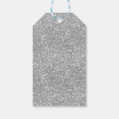 Winter ONEderland Silver Party Favor Bedankt Label Cadeaulabel (Achterkant)