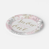 Winter Onederland Sneeuw Veel plezier om één bord  (Gekanteld)