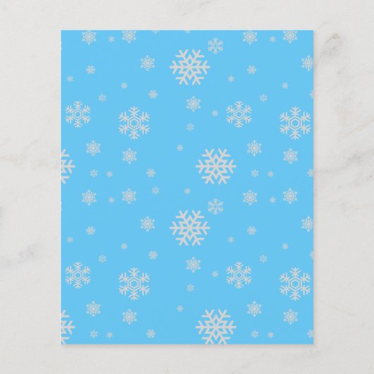 Winter onederland sneeuwmannen verjaardagsfeestje  (Achterkant)