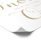 Winter Onederland Sneeuwt veel plezier om één bord Poster (Hoek)