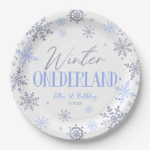 Winter ONEderland Sneeuwvlok 1e Verjaardagsfeest