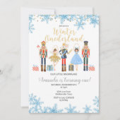 Winter ONEderland Snow Birthday Nutkraker Kaart (Voorkant)