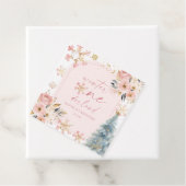 Winter Onederland Snowflake 1e verjaardag Bedankjes Labels (In situ)