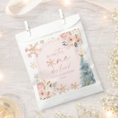 Winter Onederland Snowflake 1e verjaardag Bedankzakje (Geknipt)