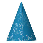 Winter Onederland Snowflake 1e verjaardag Feesthoedjes (Achterkant)