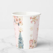 Winter Onederland Snowflake 1e verjaardag Papieren Bekers (Links)