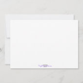 Winter ONEderland Snowflake 1st Birthday Invite Kaart (Achterkant)