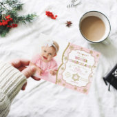 Winter Onederland Snowflake Birthday Uitnodiging