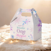 Winter Onederland Snowflakes Girl Snow Birthday Bedankdoosjes