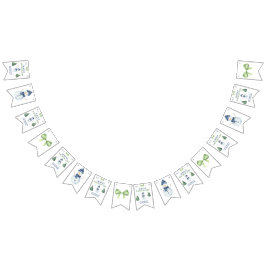 Winter Onederland Snowman 1ste verjaardag Vlaggetjes