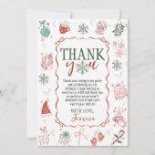 Winter ONEderland Thank You Card Kaart (Voorkant)