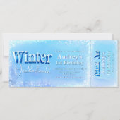 Winter Onederland Ticket Kaart (Voorkant)
