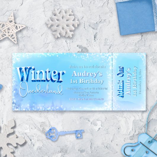 Winter Onederland Ticket Kaart