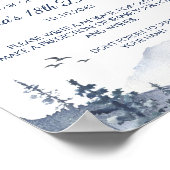 Winter Onederland tijd capsule teken Poster (Hoek)