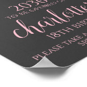 Winter ONEderland Tijdcapsule Bord Poster (Hoek)