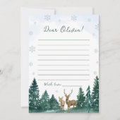 Winter ONEderland Tijdcapsulekaart Kaart (Voorkant)