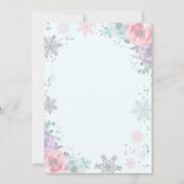 Winter ONEderland Time Capsule Note Card Guestbook Notitiekaartje (Achterkant)