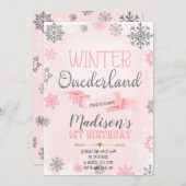 WINTER ONEDERLAND UITNODIGING (Voorkant / Achterkant)