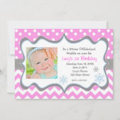 Winter ONEderland Uitnodiging (Voorkant)