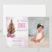 Winter Onederland - uitnodiging op zaterdag met fo (Voorkant / Achterkant)