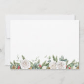 Winter Onederland Verjaardag Foto Dank je Kaart (Achterkant)