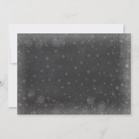 Winter Onederland verjaardag: Roze gouhert Kaart (Achterkant)