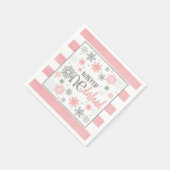 Winter ONEderland Verjaardag Servet - Meisje - PS (Hoek)