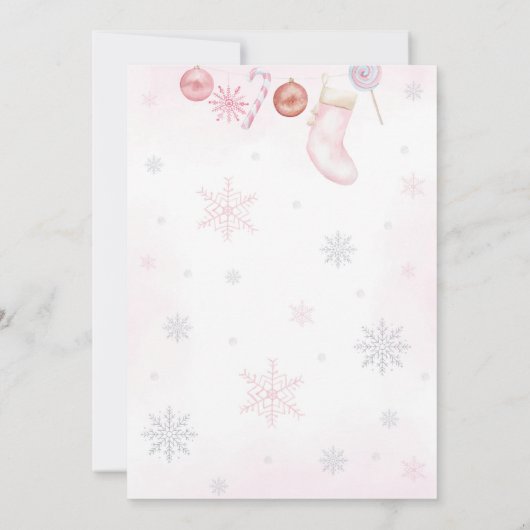 Winter Onederland Verjaardag Tijd Capsule Note Kaa Kaart (Achterkant)