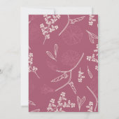 Winter ONEderland Verjaardagsfeest aangepast Kaart (Achterkant)