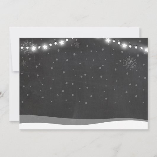 Winter ONEderland verjaardagsfeest uitnodiging bla (Achterkant)