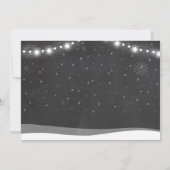 Winter ONEderland verjaardagsfeest uitnodiging Min (Achterkant)