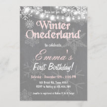 Winter Onederland verjaardagsfeestje