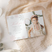 Winter Onederland Verjaardagsfoto Dank Je Kaart