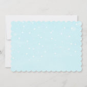 Winter ONEderland verjaardagsuitnodiging Kaart (Achterkant)