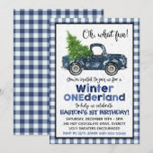 Winter Onederland | Vrachtwagen Kaart (Voorkant / Achterkant)