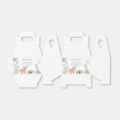 Winter Onederland Woodland Animal Birthday Bedankdoosjes (Uitgevouwen)
