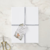 Winter Onederland Woodland Animal Dank je wel Cadeaulabel (Met Touw)