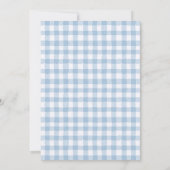 Winter Onederland Woodland Animals 1st Birthday Kaart (Achterkant)