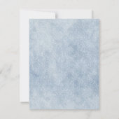 Winter ONEderland Woodland eerste verjaardagsfeest Kaart (Achterkant)