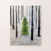 Winter ontmoeting puzzel (Verticaal)