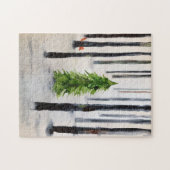 Winter ontmoeting puzzel legpuzzel (Horizontaal)