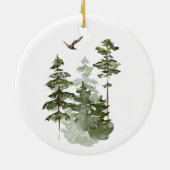 Winter onze eerste kerst beter samen boom keramisch ornament (Achterkant)